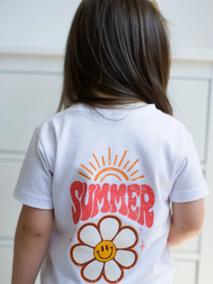 Koszulka dziecięca z nadrukiem hello summer