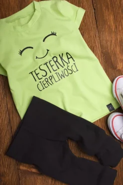 Koszulka dziecięca z nadrukiem Tester/ka cierpliwości