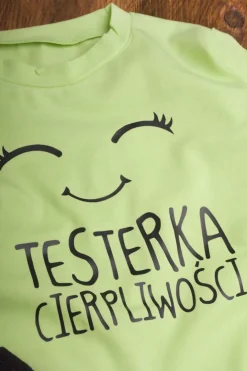 Koszulka dziecięca z nadrukiem Tester/ka cierpliwości