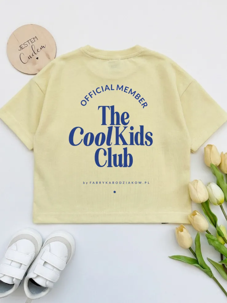 Koszulka dziecięca z nadrukiem the cool kids club