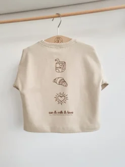 Koszulka dziecięca z nadrukiem sun milk love