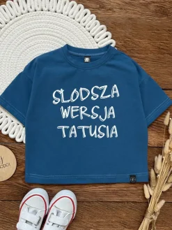 Koszulka dziecięca z nadrukiem słodsza wersja tatusia