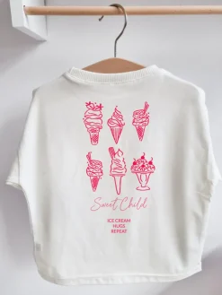 Koszulka dziecięca z nadrukiem lodów sweet child
