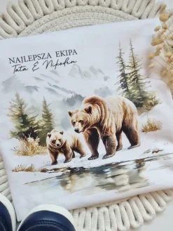 Koszulka męska niedźwiedzie najlepsza ekipa