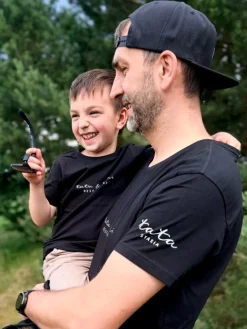 Koszulka męska z nadrukiem best buddies tata mini