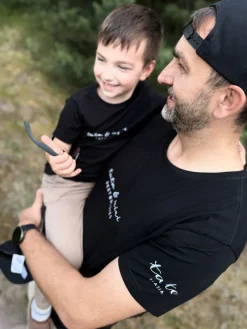 Koszulka męska z nadrukiem best buddies tata mini