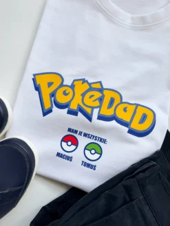 Koszulka męska z nadrukiem PokeDad