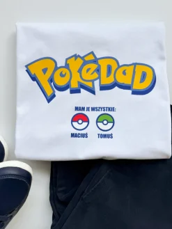 Koszulka męska z nadrukiem PokeDad