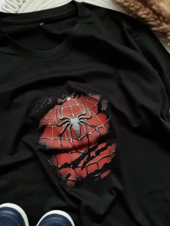 Koszulka męska z nadrukiem spiderman