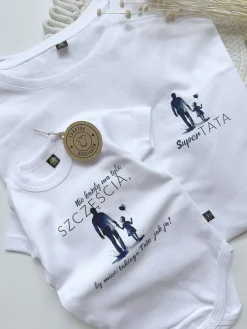 Koszulka męska z nadrukiem super tata