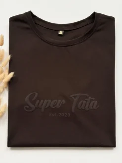 Koszulka męska z nadrukiem super tata est.