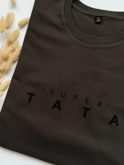 Koszulka męska z nadrukiem super tata