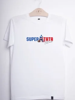 Koszulka męska z nadrukiem Super Tata
