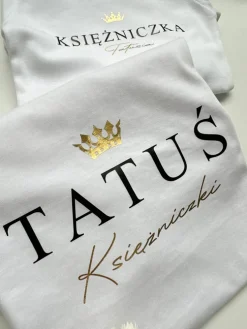 Koszulka męska z nadrukiem Tatuś Księżniczki