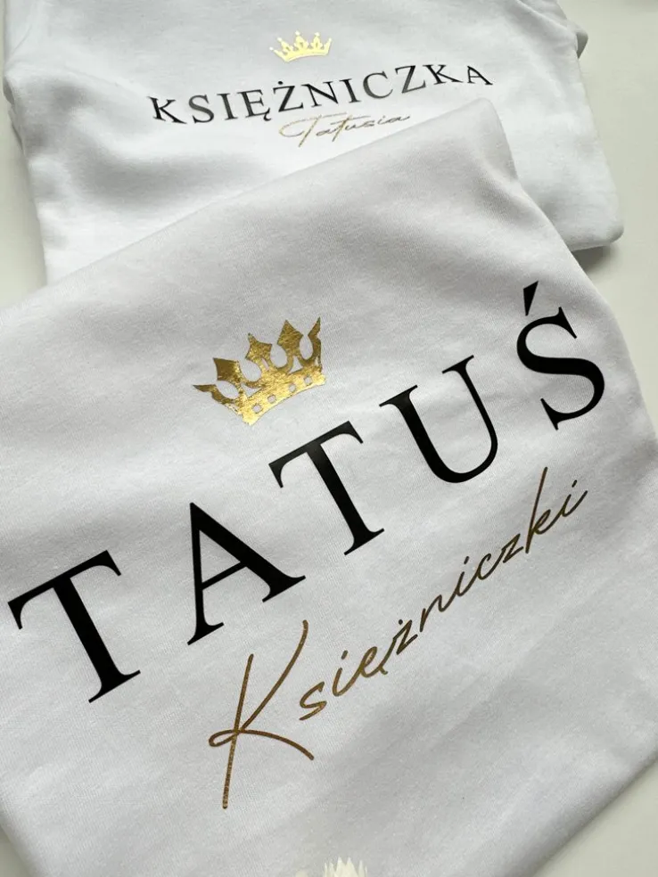 Koszulka męska z nadrukiem Tatuś Księżniczki