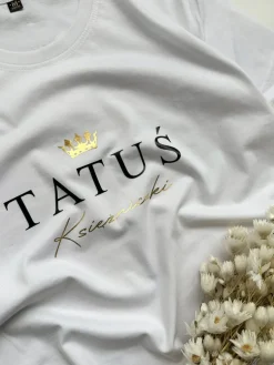 Koszulka męska z nadrukiem Tatuś Księżniczki