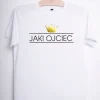 Koszulka męska z napisem jaki ojciec