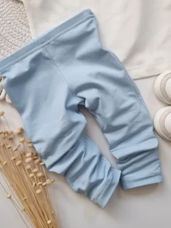 Legginsy błękitne