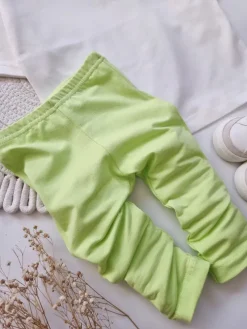 Legginsy limonkowe