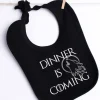 Śliniak dla niemowląt dinner is coming