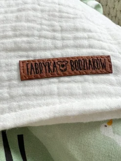 Muślinowa chusta ecru