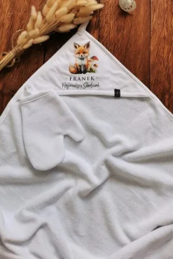 Okrycie kąpielowe leśni przyjaciele z imieniem