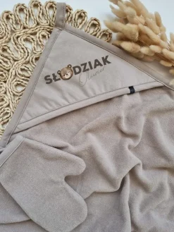 Okrycie kąpielowe z nadrukiem słodziak