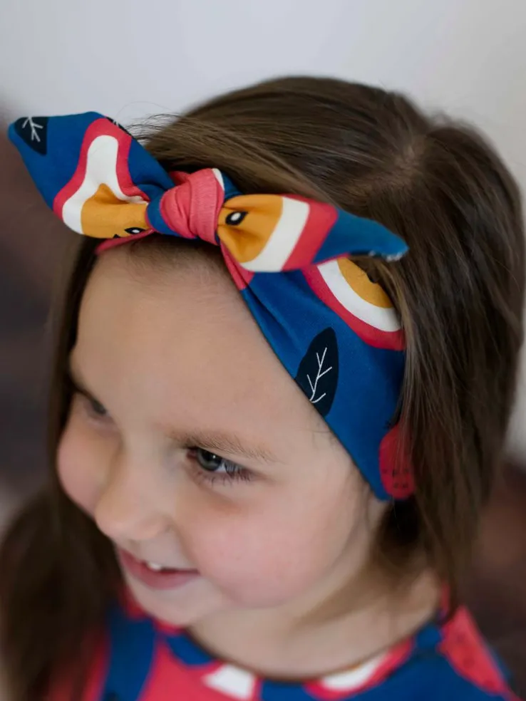 Opaska pin up w różowe gruszki