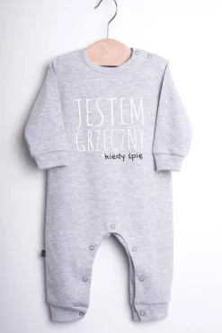 Pajac niemowlęcy Jestem Grzeczny/a kiedy śpię