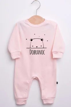 Pajac niemowlęcy z misiem na dobranoc