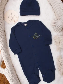 Pajacyk niemowlęcy ze stópkami little prince