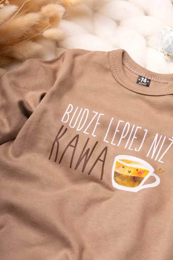 Pajac z nadrukiem budzę lepiej niż kawa