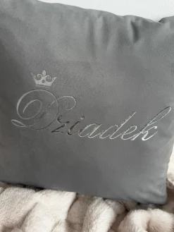 2pak poduszek welurowych Babcia & Dziadek