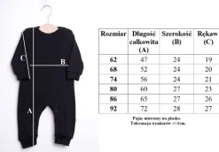 Personalizowany pajac niemowlęcy