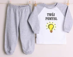 Piżama dziecięca/niemowlęca z własnym nadrukiem