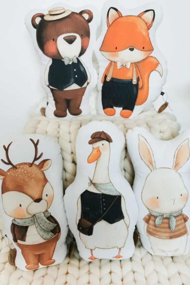 Poduszka retro renifer