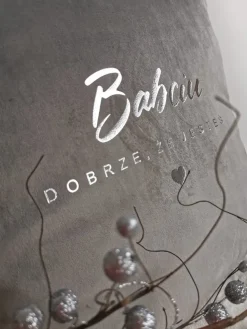Poduszka welurowa Babciu dobrze, że jesteś