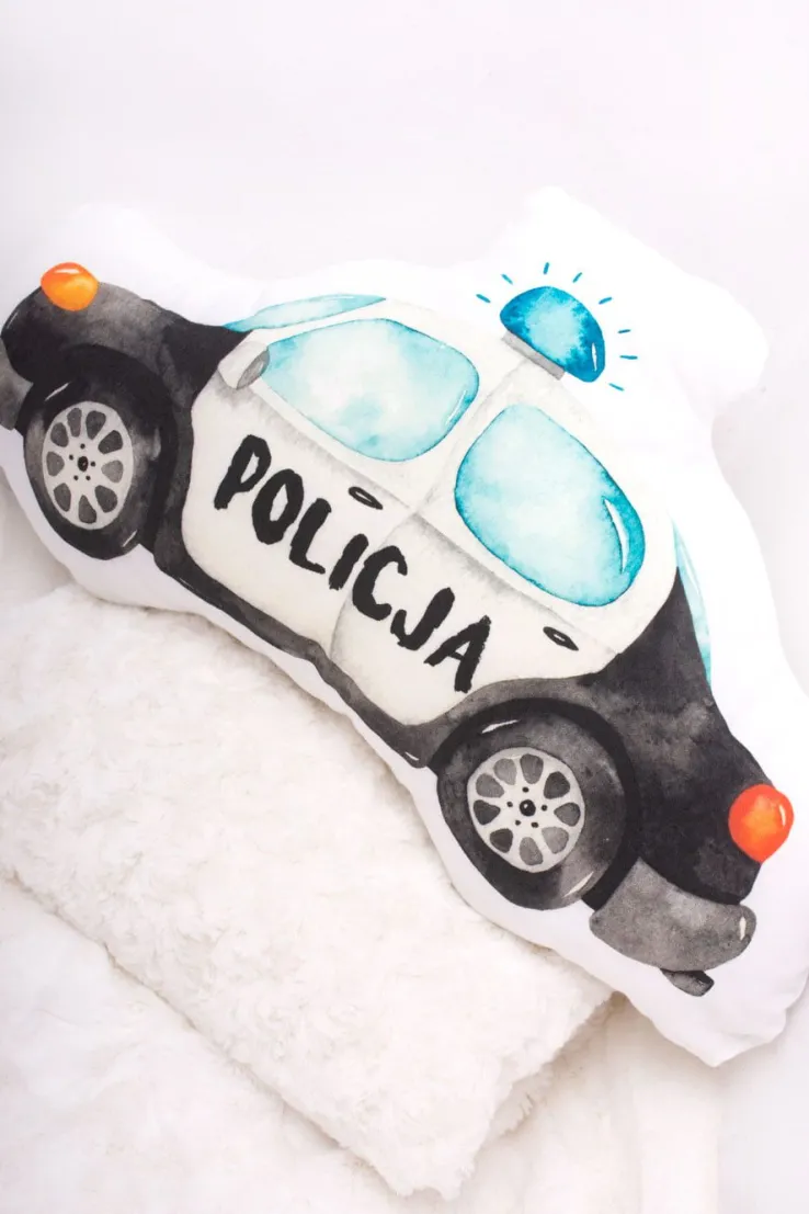 Poduszka w kształcie policji