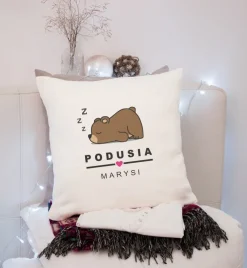 Poduszka z misiem i imieniem