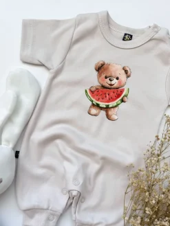 Rampers niemowlęcy Miś z arbuzem