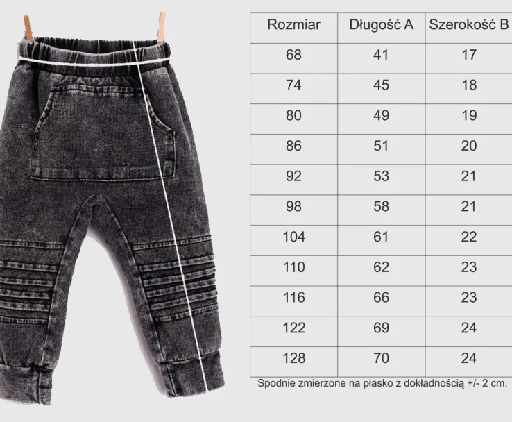 Spodnie dresowe w stylu jeansowych
