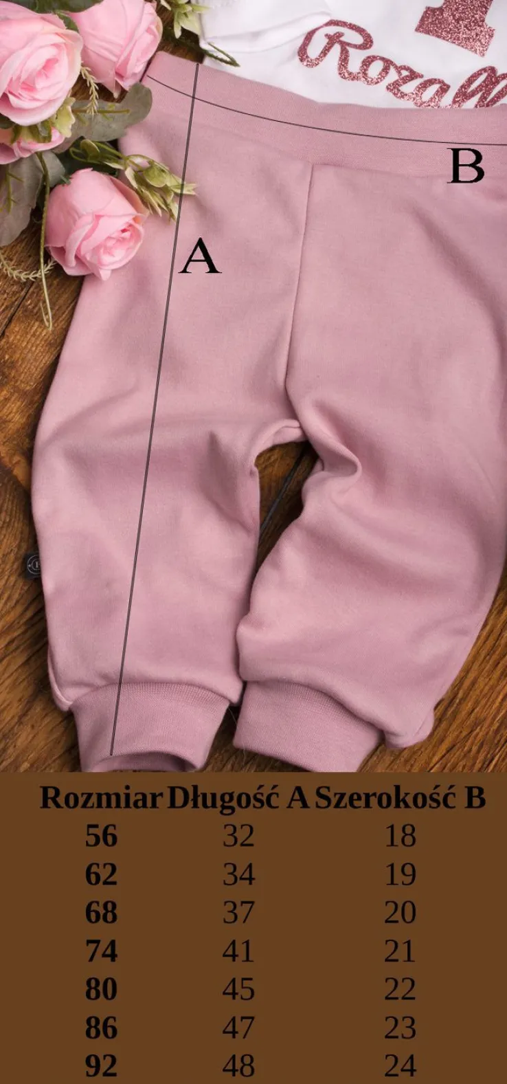 Spodnie niemowlęce miś akrobata