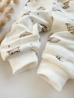 Spodnie niemowlęce miś akrobata