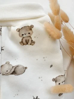 Spodnie niemowlęce miś akrobata