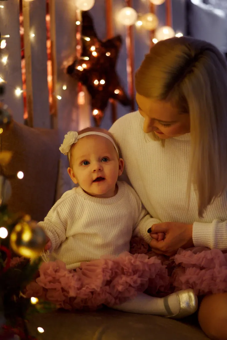 Sweter dziecięcy ecru