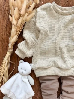 Sweter dziecięcy jasny beż