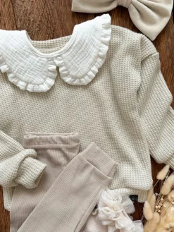 Sweter dziecięcy jasny beż