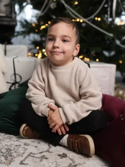 Sweter dziecięcy jasny beż