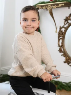 Sweter dziecięcy jasny beż