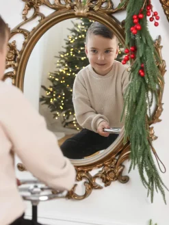 Sweter dziecięcy jasny beż
